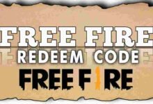 Free Fire Redeem Codes 100% working