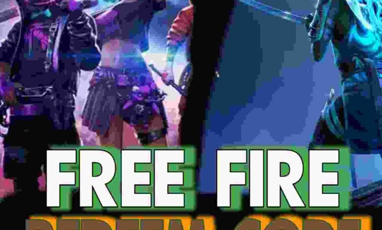 Free fire redeem codes get You Right now