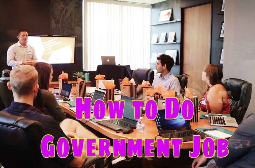 How to get government job